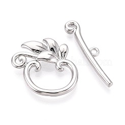 6Pcs Brass Toggle Clasps&nbsp;KK-T073-42P