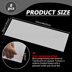 PP Plastic Frosted Sheets&nbsp;LS-AJEW-WH0481-272
