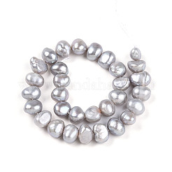 Natural Cultured Freshwater Pearl Beads Strands&nbsp;PEAR-N014-06H-01