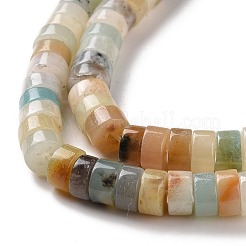 Natural Flower Amazonite Beads Strands&nbsp;G-D481-06