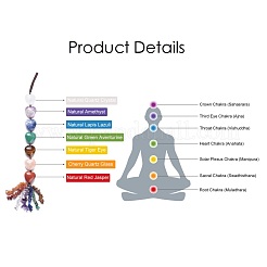 Chakra Hanging Ornament&nbsp;HJEW-K032-04