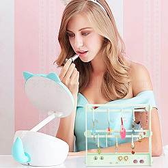 Opaque Acrylic Earring Display Stands&nbsp;EDIS-WH0029-16E