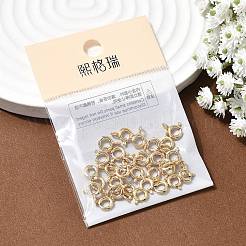 SHEGRACE Brass Spring Ring Clasps&nbsp;XGR0017G-46G