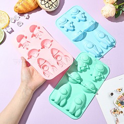 1 Set 3Pcs 3 Colors Astronaut Series Silicone Molds&nbsp;ST-CJ0007-91
