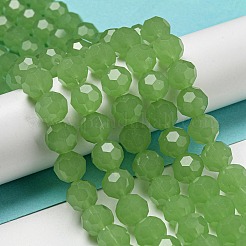 Imitation Jade Glass Beads Stands&nbsp;EGLA-A035-J10mm-D01