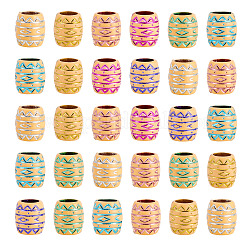 50Pcs Acrylic Hair Coil Cuffs&nbsp;AJEW-TA0003-23
