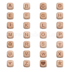 Unfinished Natural Wood Beads&nbsp;WOOD-TA0001-68