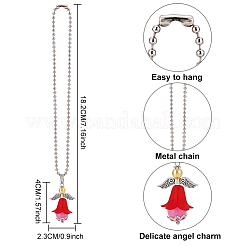 Acrylic Angel Pendant Decoration&nbsp;HJEW-PH01837