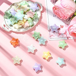 30Pcs Opaque Acrylic Beads&nbsp;OACR-YW0003-51