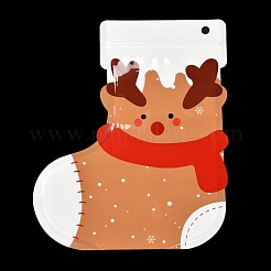 Christmas Theme Boots Plastic Gift Bags&nbsp;ABAG-G008-01B