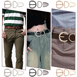 6 Sets 3 Colors Belt Alloy Buckle Sets&nbsp;FIND-WR0011-11