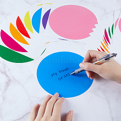 32 Sheets 8 Colors PVC Dry Erase Dot Circles&nbsp;AJEW-CP0007-33
