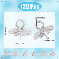 120Pcs Stainless Steel Cup Peg Bails&nbsp;STAS-SC0006-07