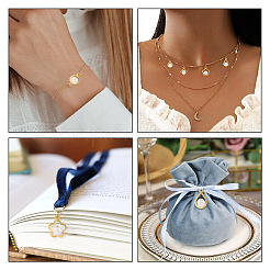 72Pcs 12 Styles ABS Plastic Imitation Pearls Charms/Connector Charms&nbsp;FIND-TA0003-16