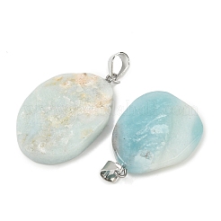 Natural Flower Amazonite Pendants&nbsp;G-C256-01C