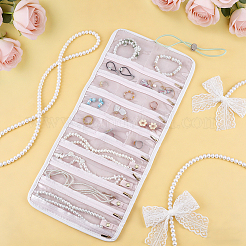 Polyester Jewelry Rolls for Rings Earrings Necklaces&nbsp;AJEW-WH0410-354B
