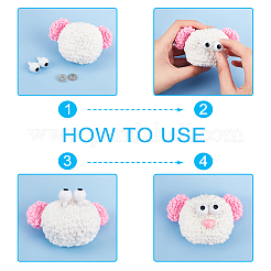 20Pcs Craft Resin Doll Safety Eyes&nbsp;DIY-AR0002-95