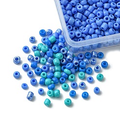 36G 4 Colors Baking Paint Glass Seed Beads&nbsp;SEED-FS0001-20A