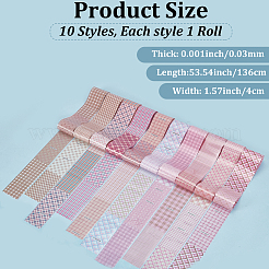 10 Rolls Transfer Nail Art Stickers&nbsp;MRMJ-SP0001-46