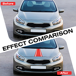 PVC Car Hood Stickers&nbsp;DIY-WH0308-961B