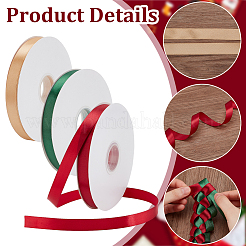 3 Rolls 3 Colors Polyester Ribbon&nbsp;OCOR-PH0004-55