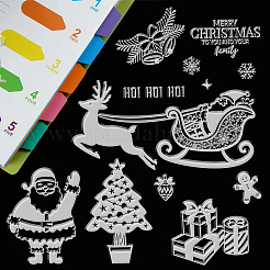 9 Sheets 9 Style Festival & Animal & Word Pattern PVC Plastic Stamps&nbsp;DIY-GL0002-68