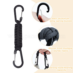 4Pcs 4 Colors Polyester Cord Braided Dog Harness Collar Leash Connector&nbsp;AJEW-GO0001-38