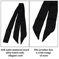 Skinny Polyester Hair Bands&nbsp;OHAR-WH20013-001E