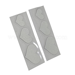 6Pcs 3 Styles Heart PET Waterproof Car Stickers&nbsp;DIY-WH0349-229C