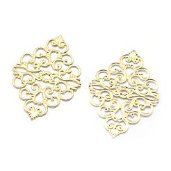 Brass Filigree Joiners&nbsp;KK-K184-21C-RS