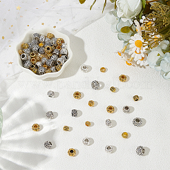 80Pcs 8 Styles Alloy European Beads&nbsp;KK-ME0001-51