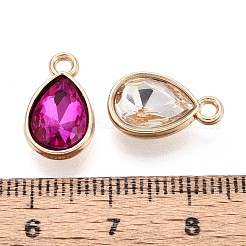 Rack Plating Alloy Rhinestone Pendants&nbsp;PALLOY-T091-30M