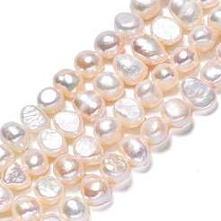Natural Cultured Freshwater Pearl Beads Strands&nbsp;PEAR-N014-05B
