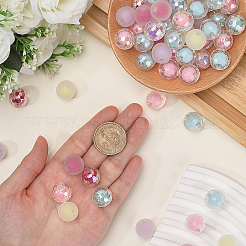 135Pcs 9 Colors Transparent Acrylic Beads&nbsp;TACR-PA0001-04