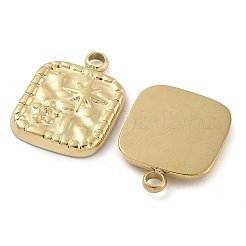 Ion Plating(IP) 304 Stainless Steel Pendant Rhinestone Settings&nbsp;STAS-B075-16G