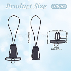 100Pcs Plastic Camera Strap Adapters&nbsp;FIND-GF0008-79B