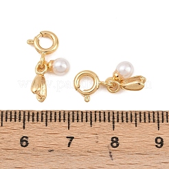Brass Ice Pick Pinch Bails&nbsp;KK-H533-05G
