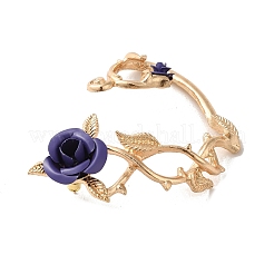 Alloy Rose Climber Wrap Around Stud Earrings for Women&nbsp;EJEW-A096-01B