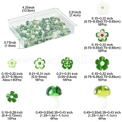 156Pcs 9 Styles Handmade Millefiori Glass Bead Strands&nbsp;LAMP-FS0001-49