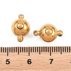 304 Stainless Steel Box Clasps&nbsp;STAS-Z203-02G