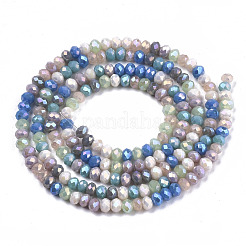 Electroplate Glass Beads Strands&nbsp;EGLA-S192-001A-B05