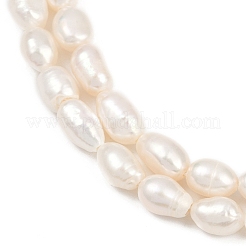 Natural Cultured Freshwater Pearl Beads Strands&nbsp;PEAR-P064-20H-03A