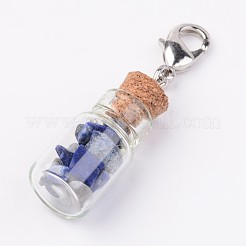 Glass Bottle Pendants&nbsp;X-HJEW-JM00219