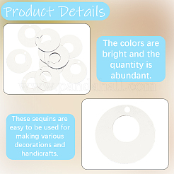 150G Ornament Accessories Plastic Paillette/Sequins Pendants&nbsp;KY-CY0001-15B