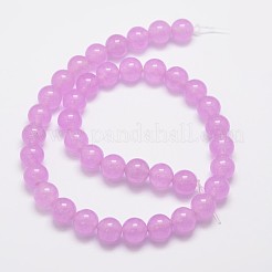 Natural & Dyed Malaysia Jade Bead Strands&nbsp;G-G659-10mm-A17