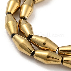 Electroplated Synthetic Non-magnetic Hematite Beads Strands&nbsp;G-Z032-B02-02B