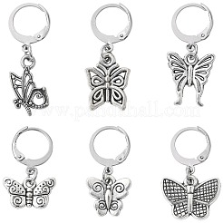 Butterfly Alloy Multifunction Pendant Decorations&nbsp;HJEW-CJ00005