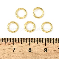 SHEGRACE Brass Open Jump Rings&nbsp;XGR0081G-15G