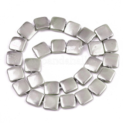 Spray Painted Shell Pearl Beads Strands&nbsp;SSHEL-R045-03A-02