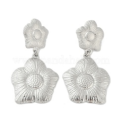 304 Stainless Steel Dangle Stud Earrings&nbsp;EJEW-G423-14P